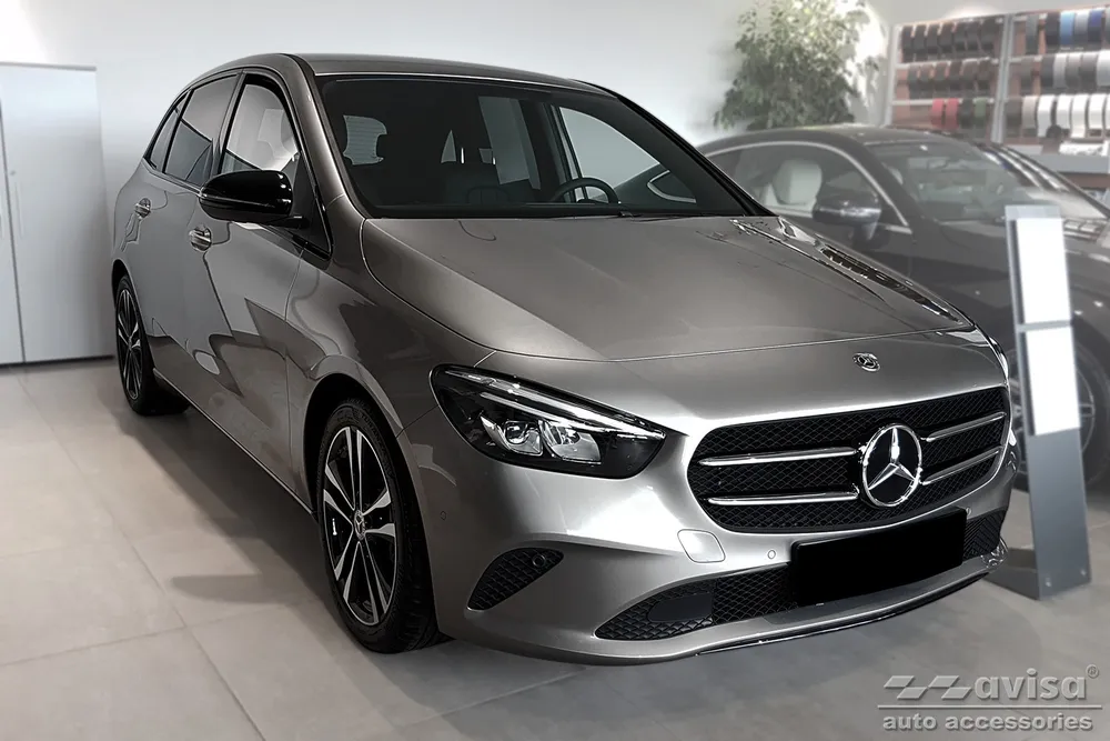 Galinio buferio apsauga MERCEDES B Class III W247 2018-> / AMG 2018-> / MERCEDES B class 250 e PLUG-IN HYBRID 2021-> (juodas matinis) AVISA 2/40311
