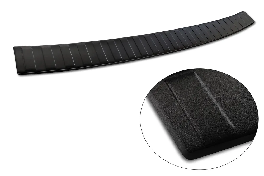 Rear bumper protector SKODA SUPERB III combi 2015-2019, FL2019-> 2024 / SCOUT III 2019-> (black MAT) AVISA 2/40320