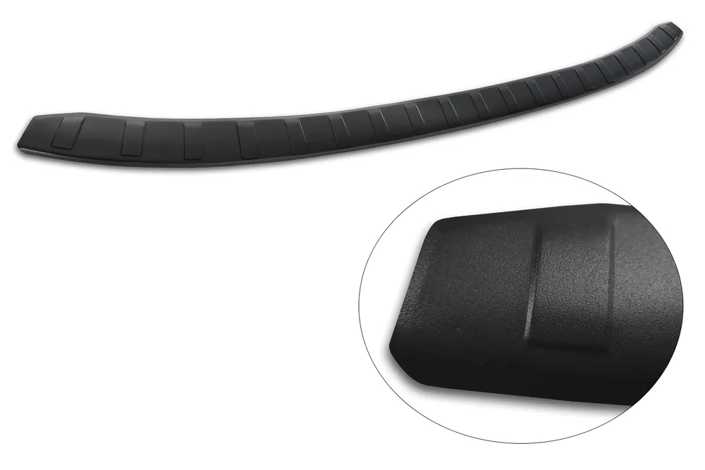 Rear bumper protector BMW i3 (i 01) hatchback 5d 2013-2017 Fl.2017-2022 (black MAT) AVISA 2/40337