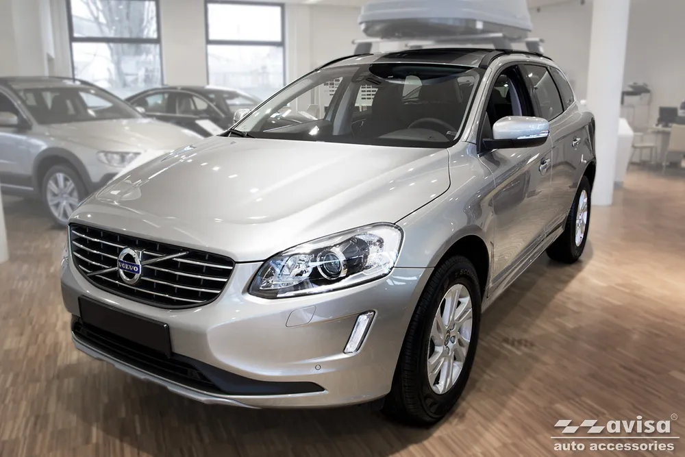 Galinio buferio apsauga VOLVO XC-60 2013-2017 (juodas matinis) AVISA 2/40340