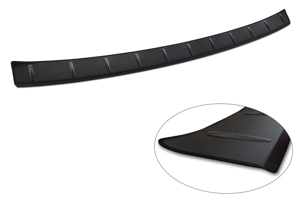 Rear bumper protector MG 5 EV SW 2022-> (black MAT) AVISA 2/40346