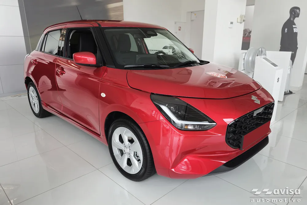 Galinio buferio apsauga SUZUKI SWIFT VII hatchback 5d 2024-> (2 vnt., galinės) (juodas matinis) AVISA 2/40370