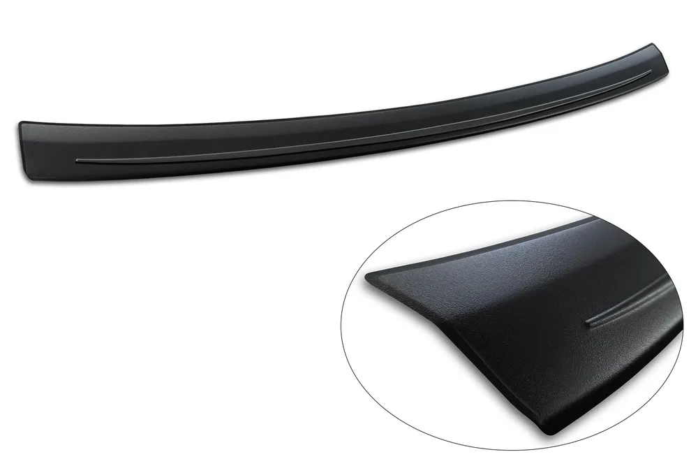 Rear bumper protector AUDI Q4 E-TRON/ Q4 E-TRON SPORTBACK 2021-> (black MAT) AVISA 2/40372