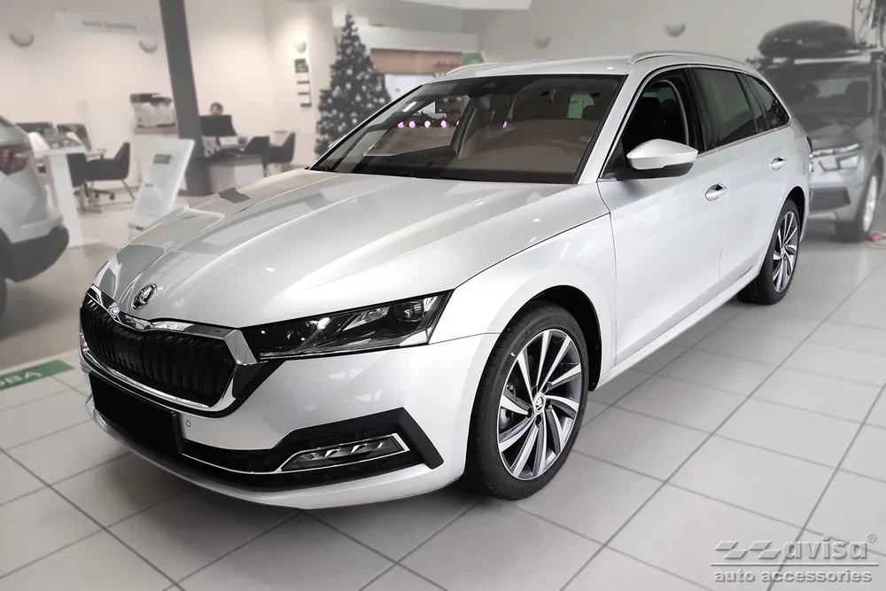 Galinio buferio apsauga SKODA OCTAVIA IV combi Active, Sportline , Ambition , Style, Sportline 2019-2024 FL 2024-> (SOFT SILVER) AVISA 2/41103