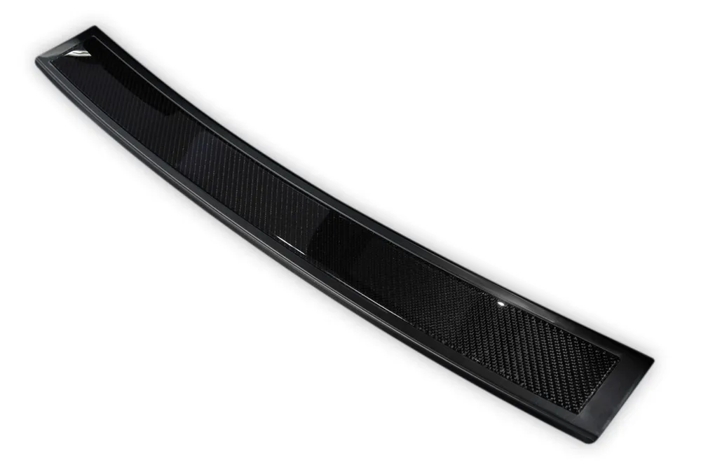 Galinio buferio apsauga VOLKSWAGEN PASSAT B8 variant / R-line / Alltrack/ GTE 2014-2019, FL2019->2023 (black steel, black carbon fiber) AVISA 2/44019