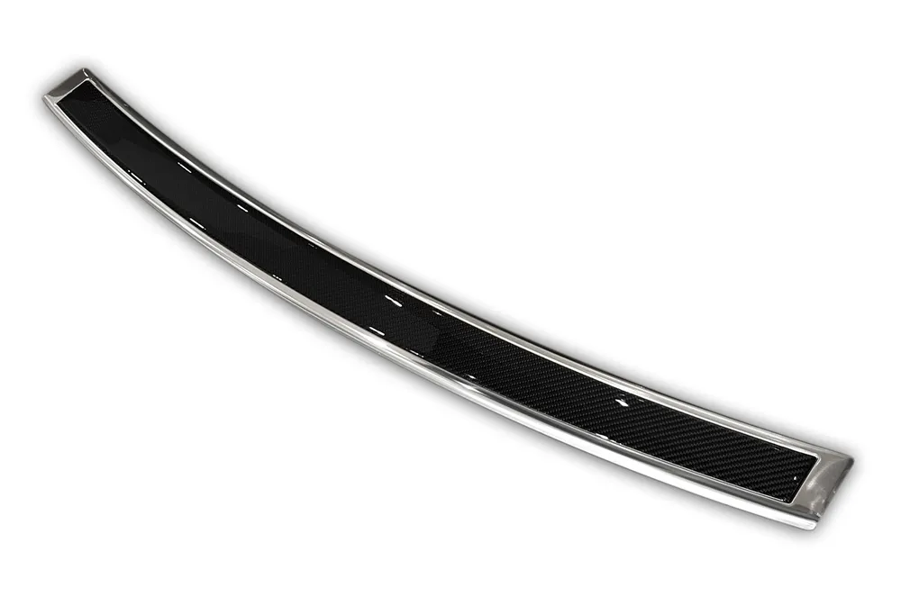 Galinio buferio apsauga BMW X5 F15 2013-> (silver mirror, black carbon fiber) AVISA 2/44036