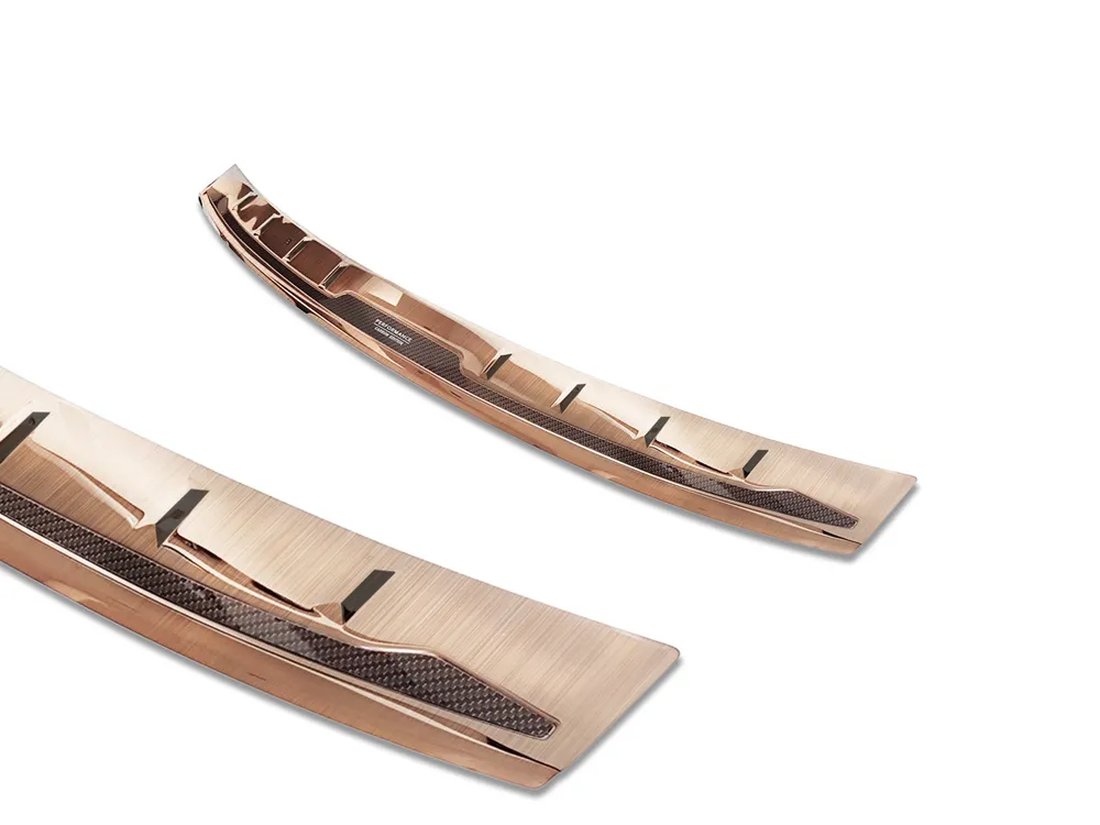 Galinio buferio apsauga BMW X5 IV G05 M-pakiet 2018-2023 Fl.2023- Performance (copper brushed, copper carbon fiber) AVISA 2/44114