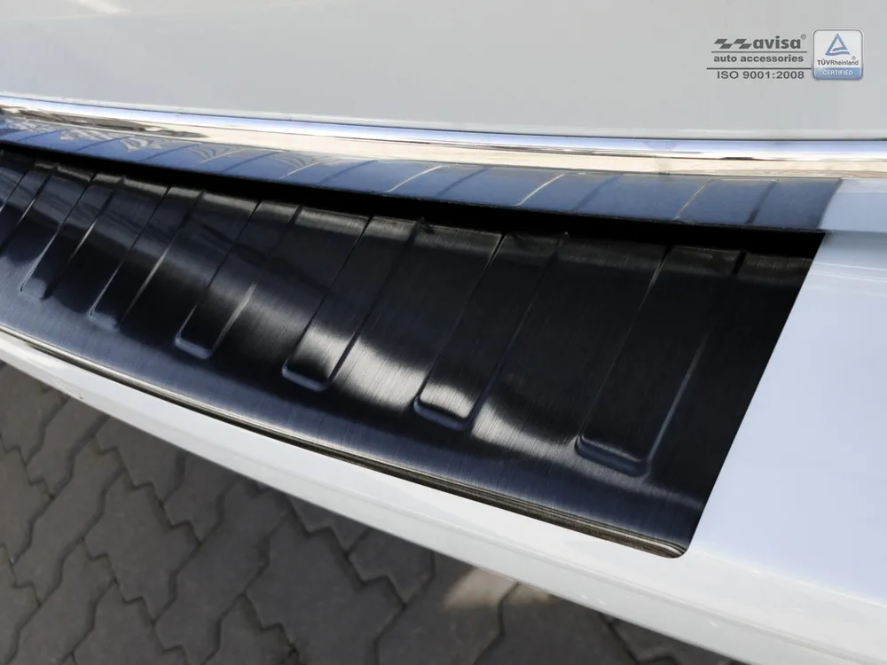 Galinio buferio apsauga VOLKSWAGEN TRANSPORTER T6/ T6.1 , Caravelle T6/ T6.1 (fits to the version with one rear door) 2015-2019, FL2019-2024 (juodas) AVISA 2/45028