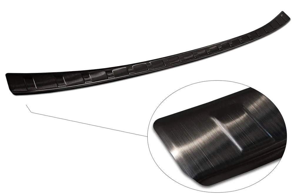 Rear bumper protector NISSAN QASHQAI III crossover 2021-2024 Fl.2024-> / Nissan Qashqai 15 Epower n-design 2025-> / NISSAN Qashqai 1.3 mild-hybrid 158 N-Connecta Xtronic 2023 - NISSAN QASHQAI III crossover 2021-2024 Fl.2024-> / Nissan Qashqai 15 Epower n-design 2025-> (black) AVISA 2/45094