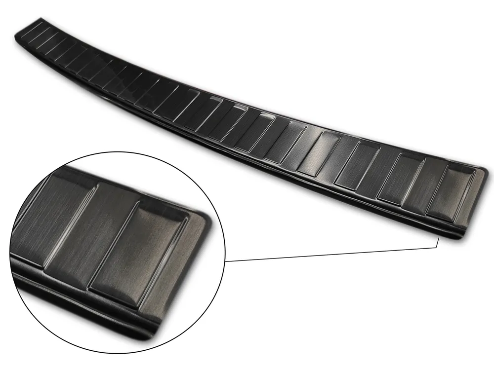 Galinio buferio apsauga VOLKSWAGEN TRANSPORTER T5 Multivan, Caravelle 2003-2012; FL2012-2015 ( fits to the two rear doors and the version with trunk opening upwards) / VOLKSWAGEN TRANSPORTER T6 2015-2019, FL2019-2024 (fits to the version with two rear doors) (juodas) AVISA 2/45136