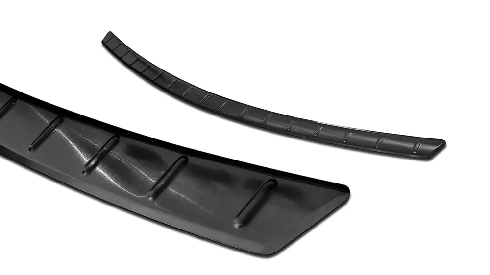 Rear bumper protector MERCEDES C Class C205 Coupe AMG 2015-2019, FL2019-2021 (black) AVISA 2/45232