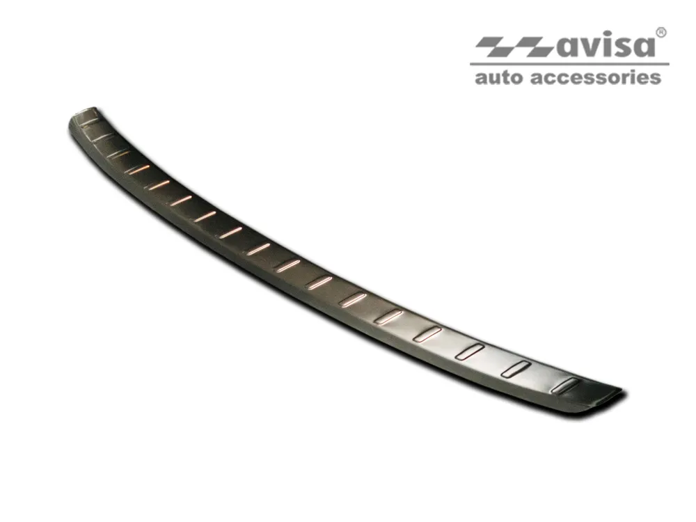 Rear bumper protector PEUGEOT 208 II hatchback 5D 2019-2023, FL.2023-> (black) AVISA 2/45240