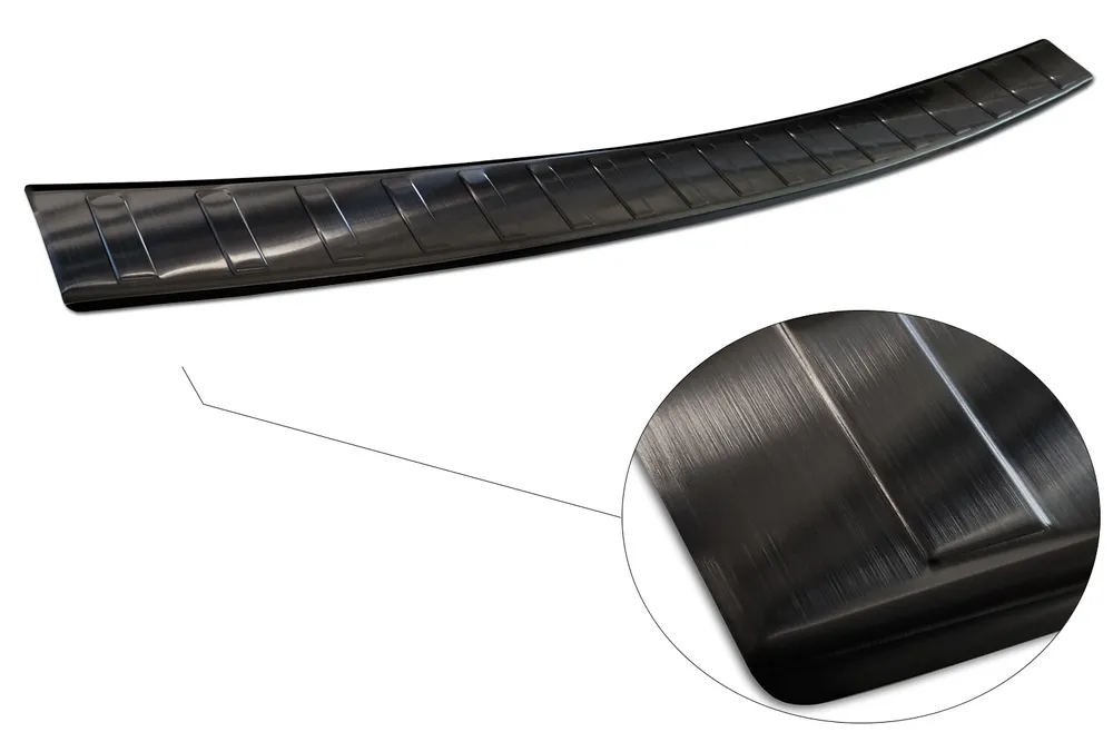 Rear bumper protector SKODA FABIA IV Hatchback 2021-> (black) AVISA 2/45252