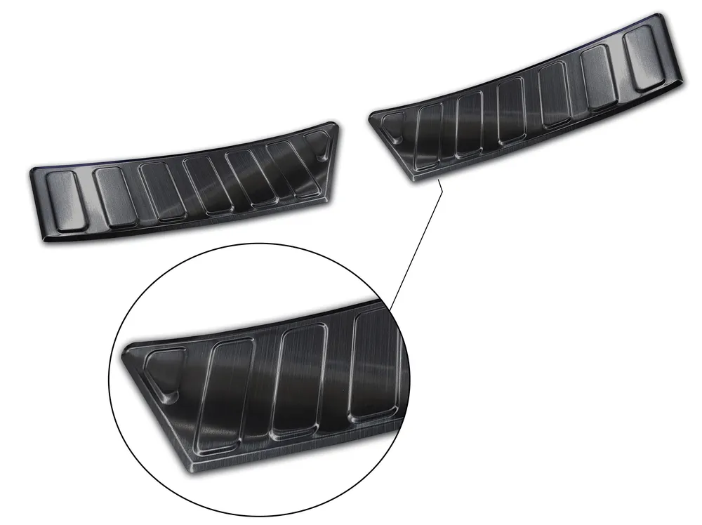 Rear bumper protector FORD PUMA crossover 2019 -> (black) AVISA 2/45271