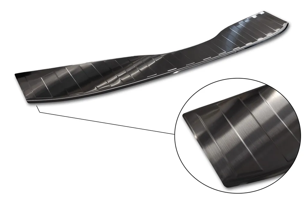 Rear bumper protector FORD MONDEO IV MK4 turnier FL2010-2014 (black) AVISA 2/45272