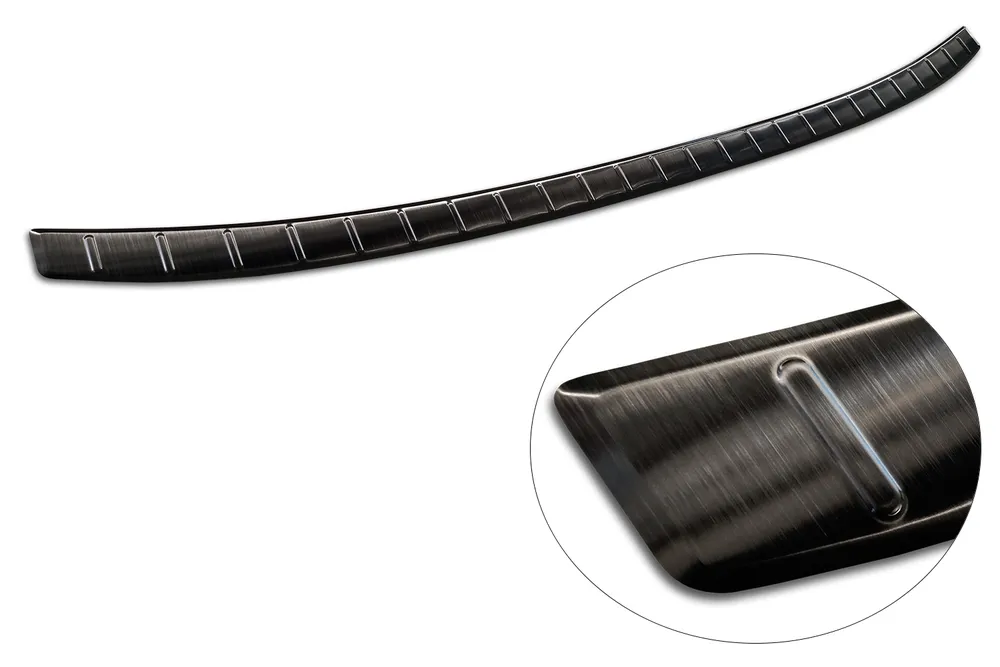 Rear bumper protector VOLKSWAGEN TAIGO 2021-> (black) AVISA 2/45287