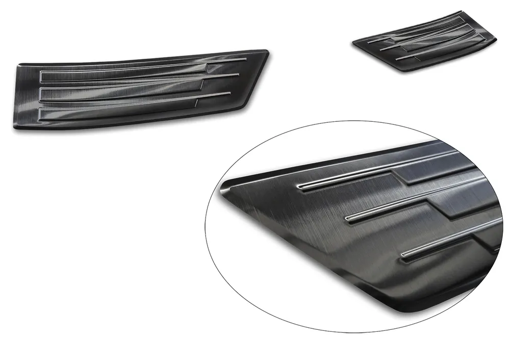 Rear bumper protector RENAULT SCENIC E-TECH ELECTRIC 2024-> (black) AVISA 2/45312