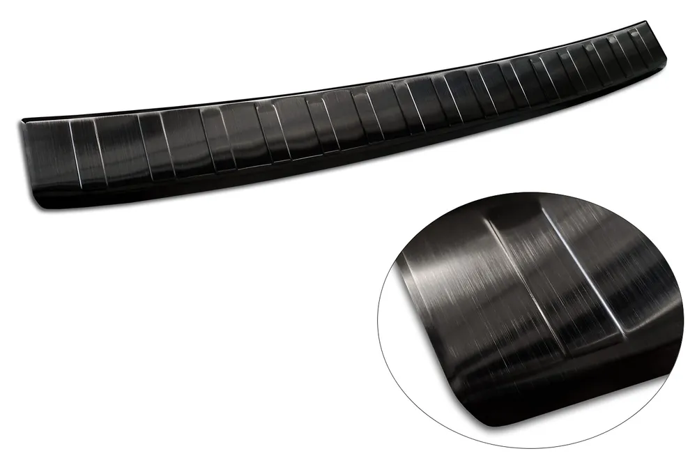 Rear bumper protector PEUGEOT 308 III hatchback2021-> / PEUGEOT E-308 III hatchback 2021-> (black) AVISA 2/45321