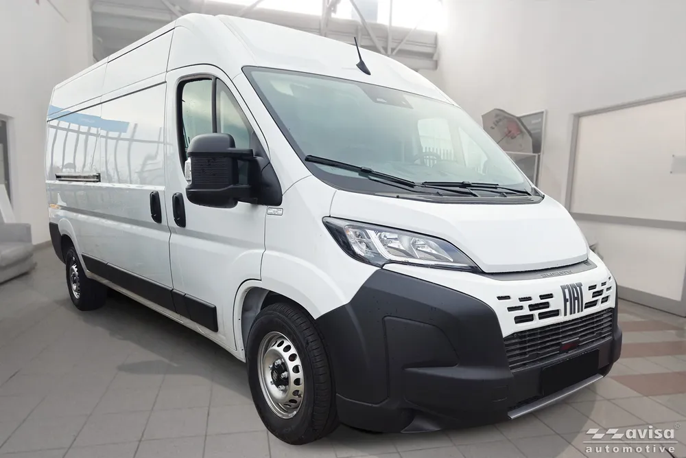 Rear bumper protector FIAT DUCATO III FL.2023-> / OPEL MOVANO III FL.2023-> / TOYOTA PROACE MAX 2024-> (black) AVISA 2/45346