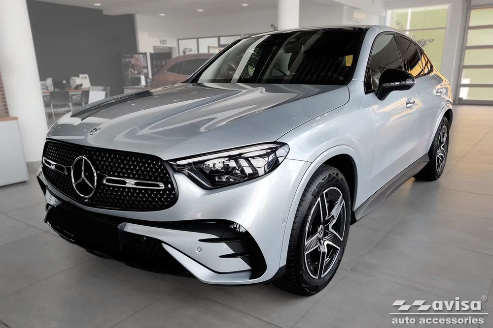Galinio buferio apsauga MERCEDES GLC II (C254) COUPE 2023-> / GLC Coupé AMG 2025 (juodas) AVISA 2/45366