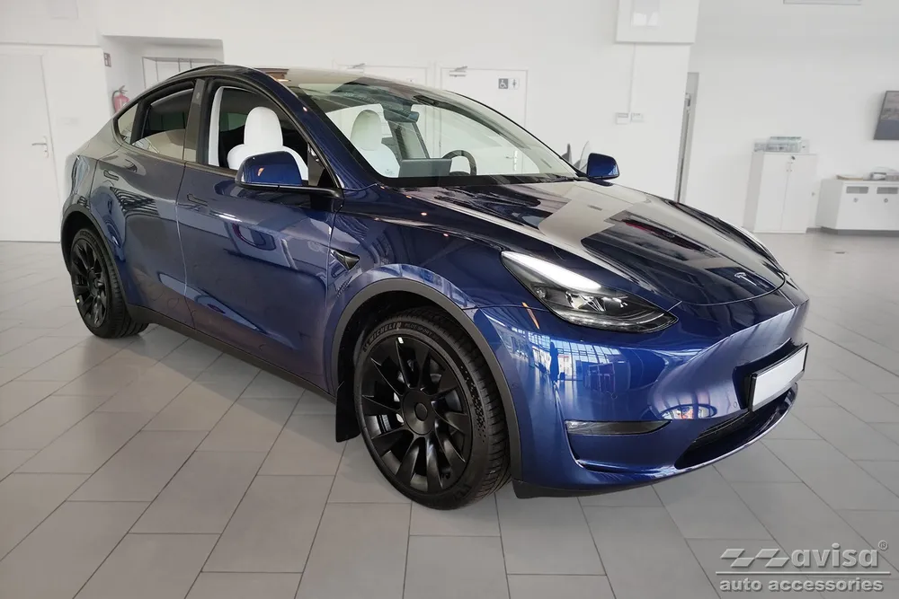 Galinio buferio apsauga TESLA MODEL Y 2020-> (juodas) AVISA 2/45371