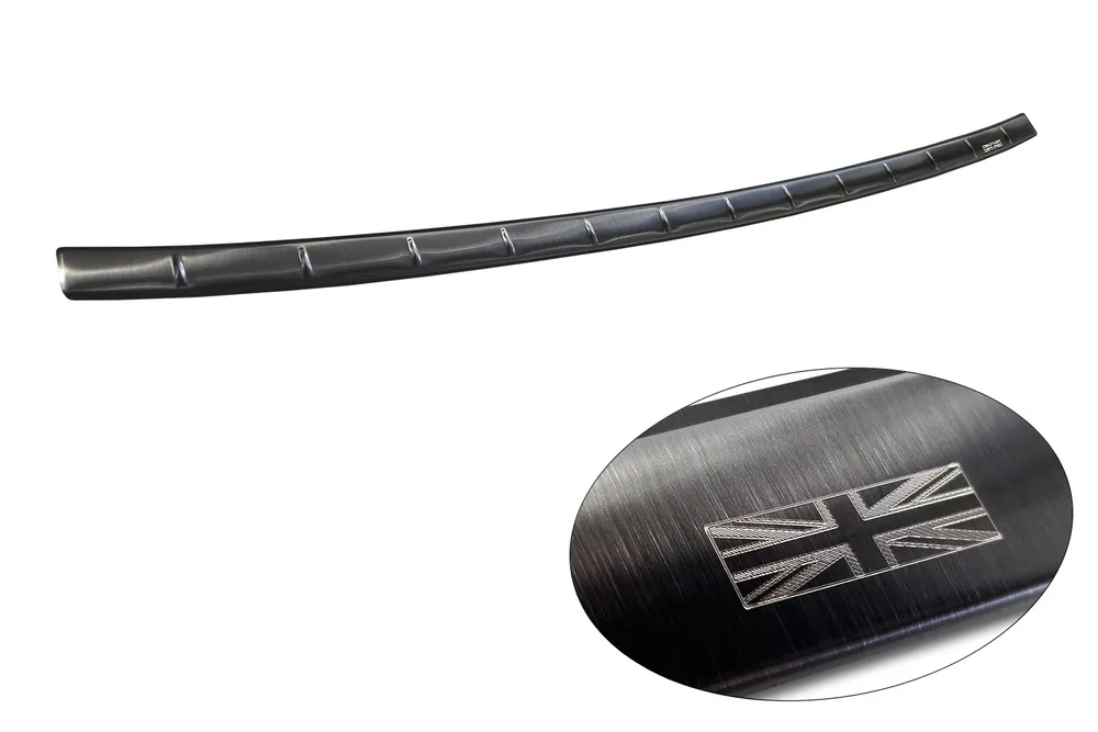 Rear bumper protector MG 4 hatchback 5d 2022-> ( engrave British flag) (black) AVISA 2/45375