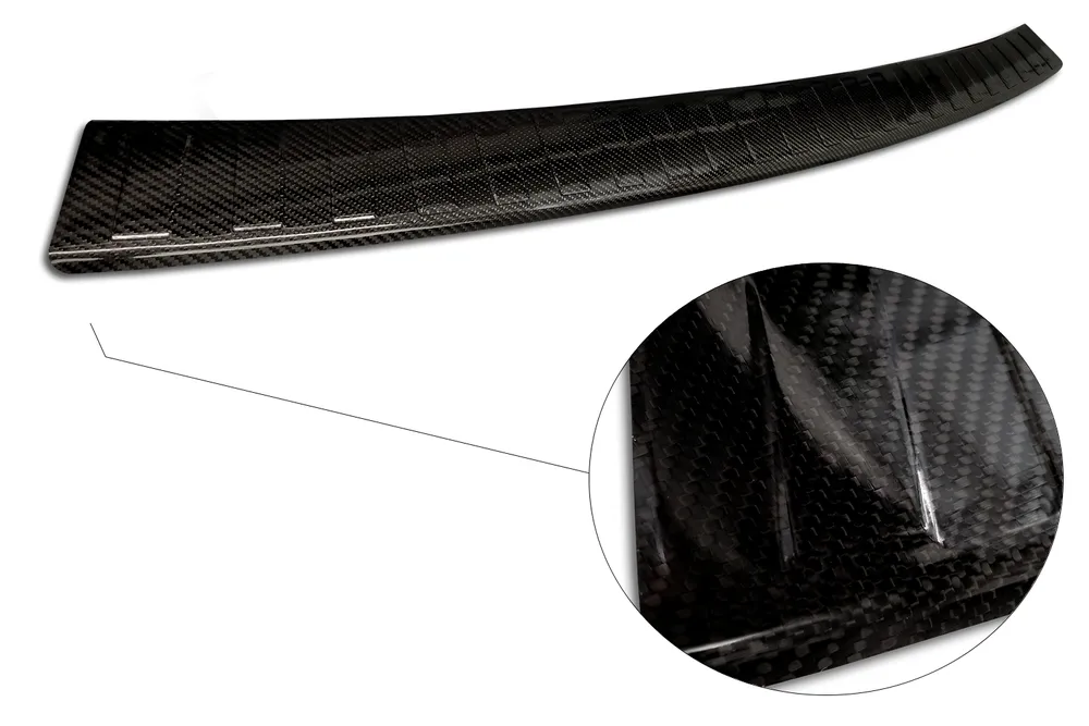 Galinio buferio apsauga VOLKSWAGEN TRANSPORTER T5 Multivan, Caravelle 2003-2012,FL2012-2015 ( fits to the two rear doors and the version with trunk opening upwards) / VOLKSWAGEN TRANSPORTER T6 2015-2019, FL2019-2024 (fits to the version with two rear doors) ilgesnė versija (juodas) AVISA 2/49274