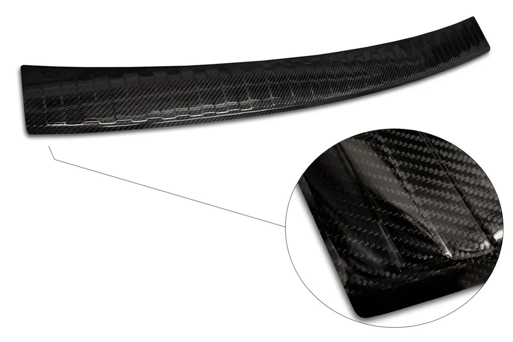 Rear bumper protector PORSCHE CAYENNEII (92A) 2010-2014 (black) AVISA 2/49278