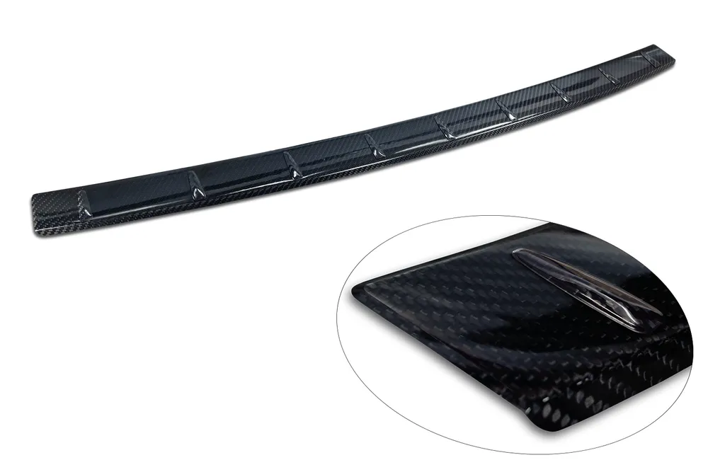 Rear bumper protector FIAT 600 2023-> (black) AVISA 2/49334