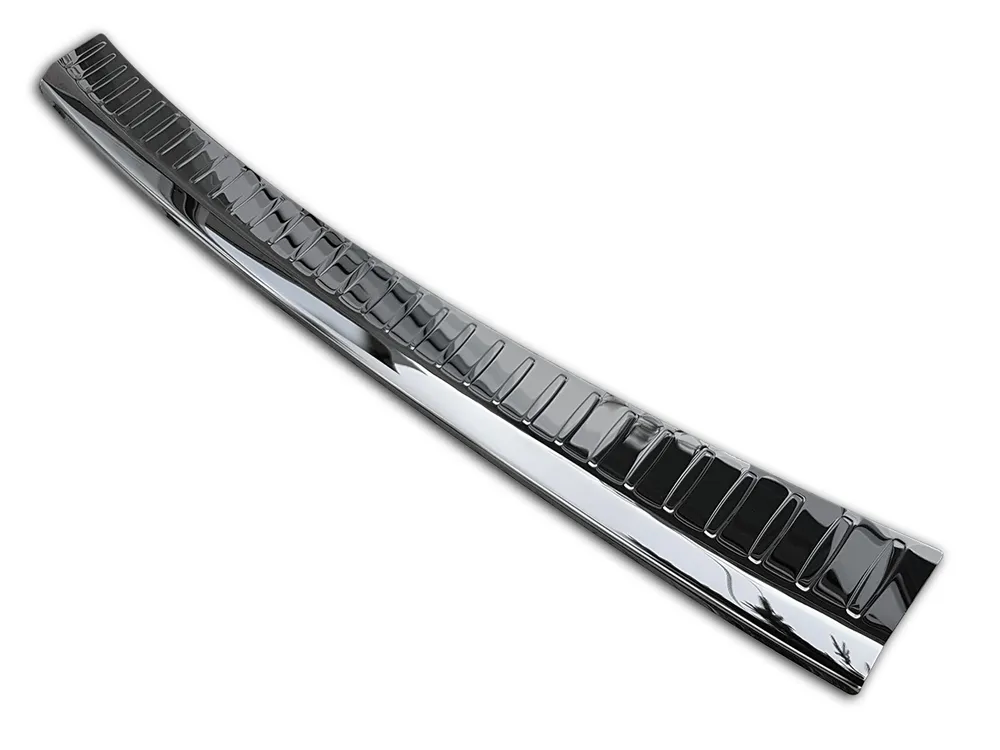 Rear bumper protector MERCEDES E Class W212 T-Model 2013-2015, FL2015-2016 (black mirror) AVISA 2/51022