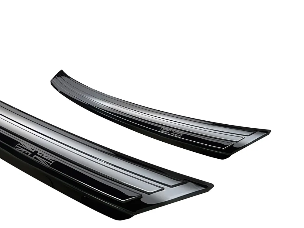 Rear bumper protector MINI COUNTRYMAN F60 crossover FL2016-2020 (black mirror) AVISA 2/51036