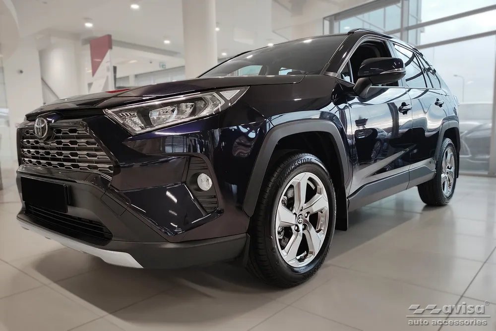 Rear bumper protector SUZUKI ACROSS 2020-> / TOYOTA RAV4 V generation /Hybrid 2018-2026 (fits also to PHEV GR version ) (black mirror) AVISA 2/51044
