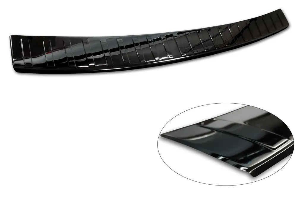 Rear bumper protector SKODA KAROQ FL2022-> / Sportline FL 2022-> (black mirror) AVISA 2/51050