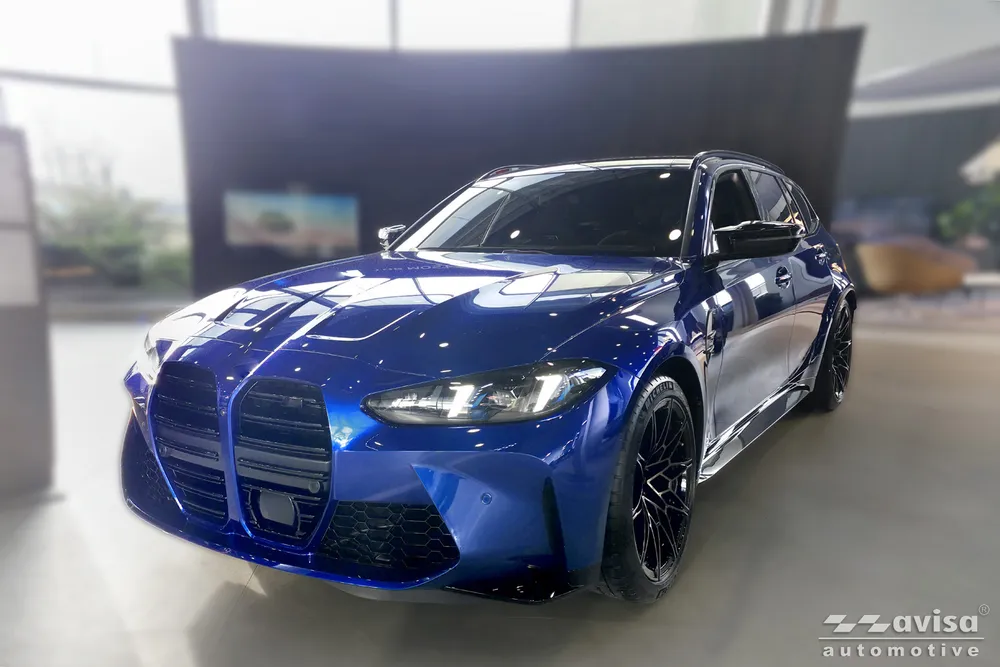 Bagažinės dangčio apsauginė juosta BMW 3 (G21) VII TOURING M-PAKIET FL.2022-2024 Fl.2024- / 3 VII TOURING ( G81 ) M Competition Fl.2022-2024 Fl.2024- (juodas veidrodinis) AVISA 2/51127