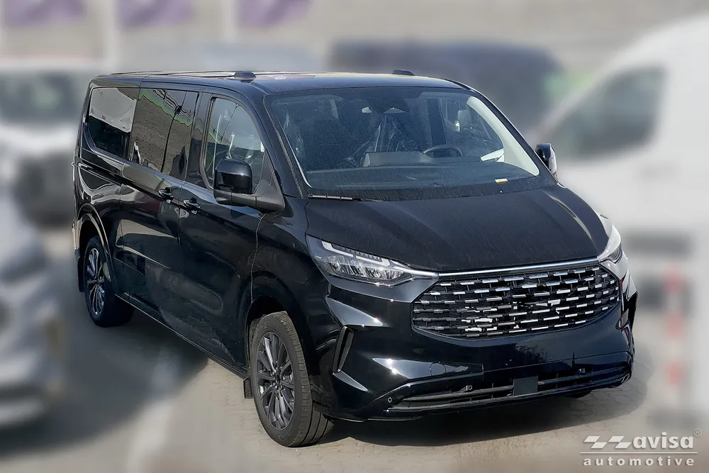 Bagažinės dangčio apsauginė juosta FORD TOURNEO CUSTOM II 2023-> (juodas veidrodinis) AVISA 2/51202