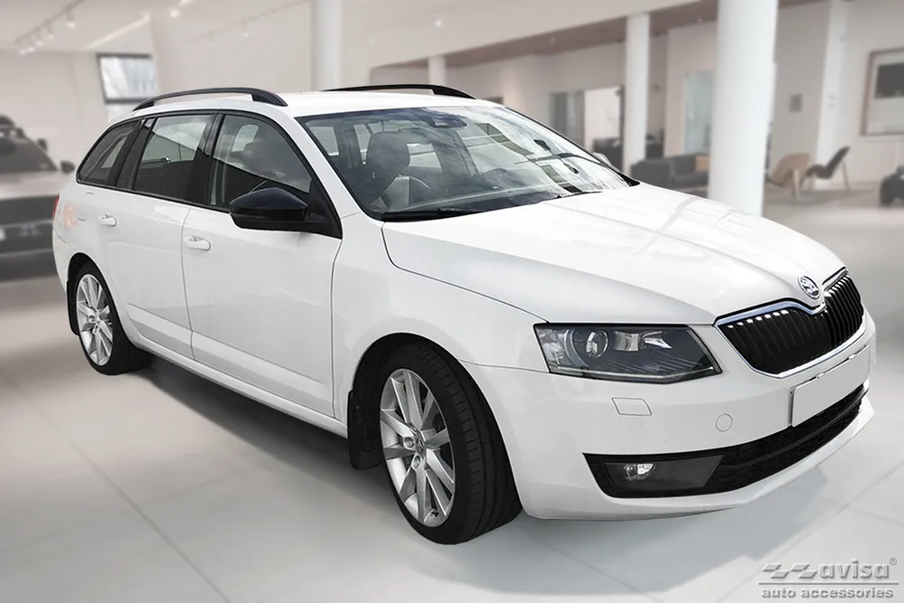 Galinio buferio apsauga SKODA OCTAVIA III combi 2013-2016 Strong Edition (sidabrinis) AVISA 2/52013