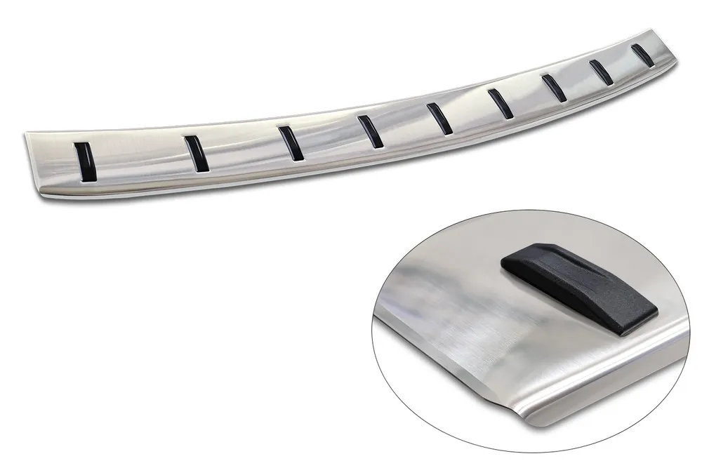 Rear bumper protector VOLKSWAGEN PASSAT B9 VARIANT / R-line /Hybrid 2024-> (silver satine) AVISA 2/52052