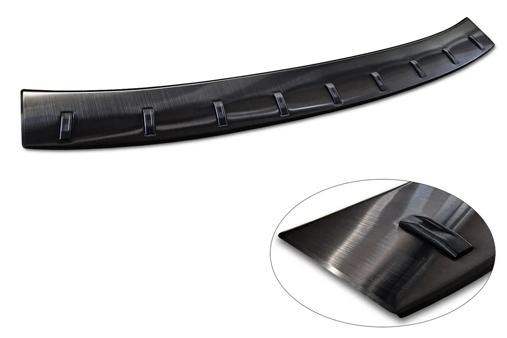 Rear bumper protector SKODA KAROQ FL2022-> / Sportline FL 2022-> (black) AVISA 2/54049