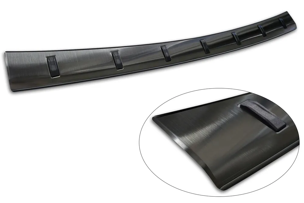 Rear bumper protector MERCEDES E-Klasse W213 T-Model 2016-> / MERCEDES E53 S213 AMG 2018-> (black) AVISA 2/54055
