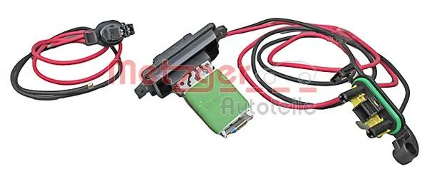 Resistor, interior blower METZGER 0917257