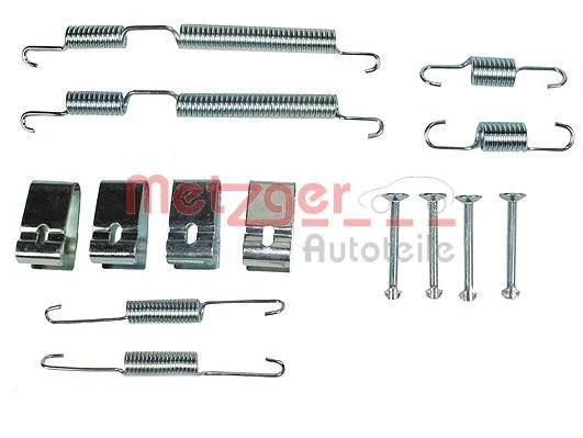 Accessory Kit, brake shoes METZGER 105-0017