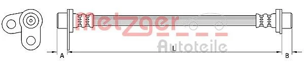 Brake Hose METZGER 4110746
