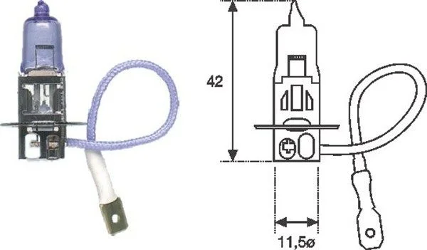 Bulb, front fog light MAGNETI MARELLI 002553100000
