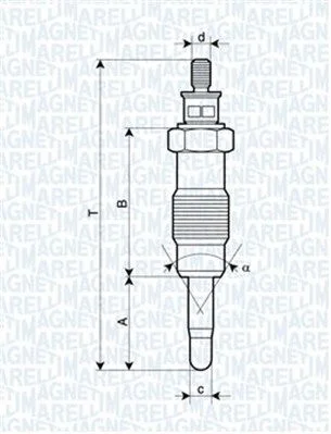 Žarilni svečnik MAGNETI MARELLI 062580704304