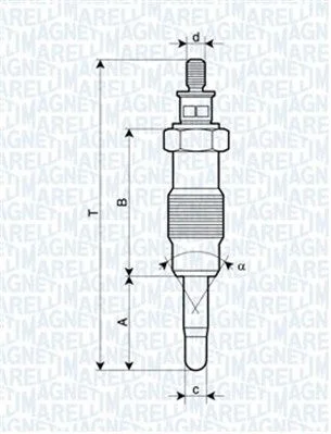 Žarilni svečnik MAGNETI MARELLI 062582804304