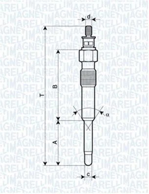 Žarilni svečnik MAGNETI MARELLI 062900007304