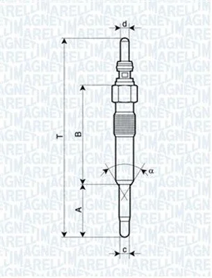 Žarilni svečnik MAGNETI MARELLI 062900028304