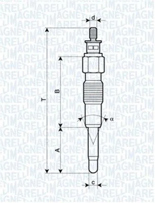 Žarilni svečnik MAGNETI MARELLI 062900040304