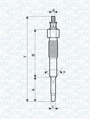 Žarilni svečnik MAGNETI MARELLI 062900041304
