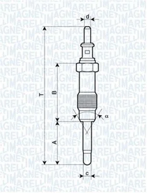 Žarilni svečnik MAGNETI MARELLI 062900046304